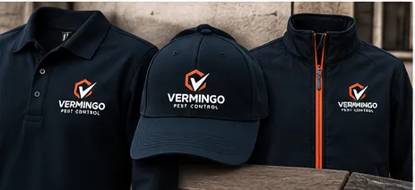 Vermingo Pest Control uniforms